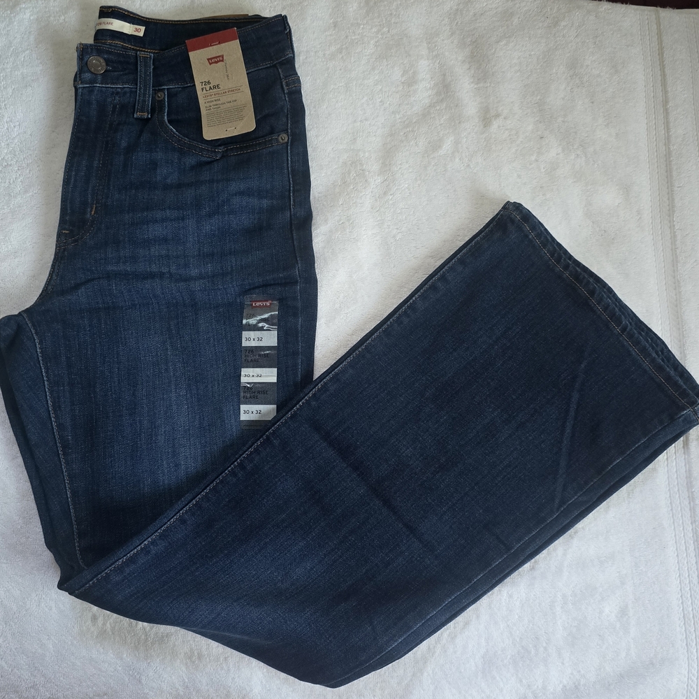 Levi's Dark Indigo Flare Jeans